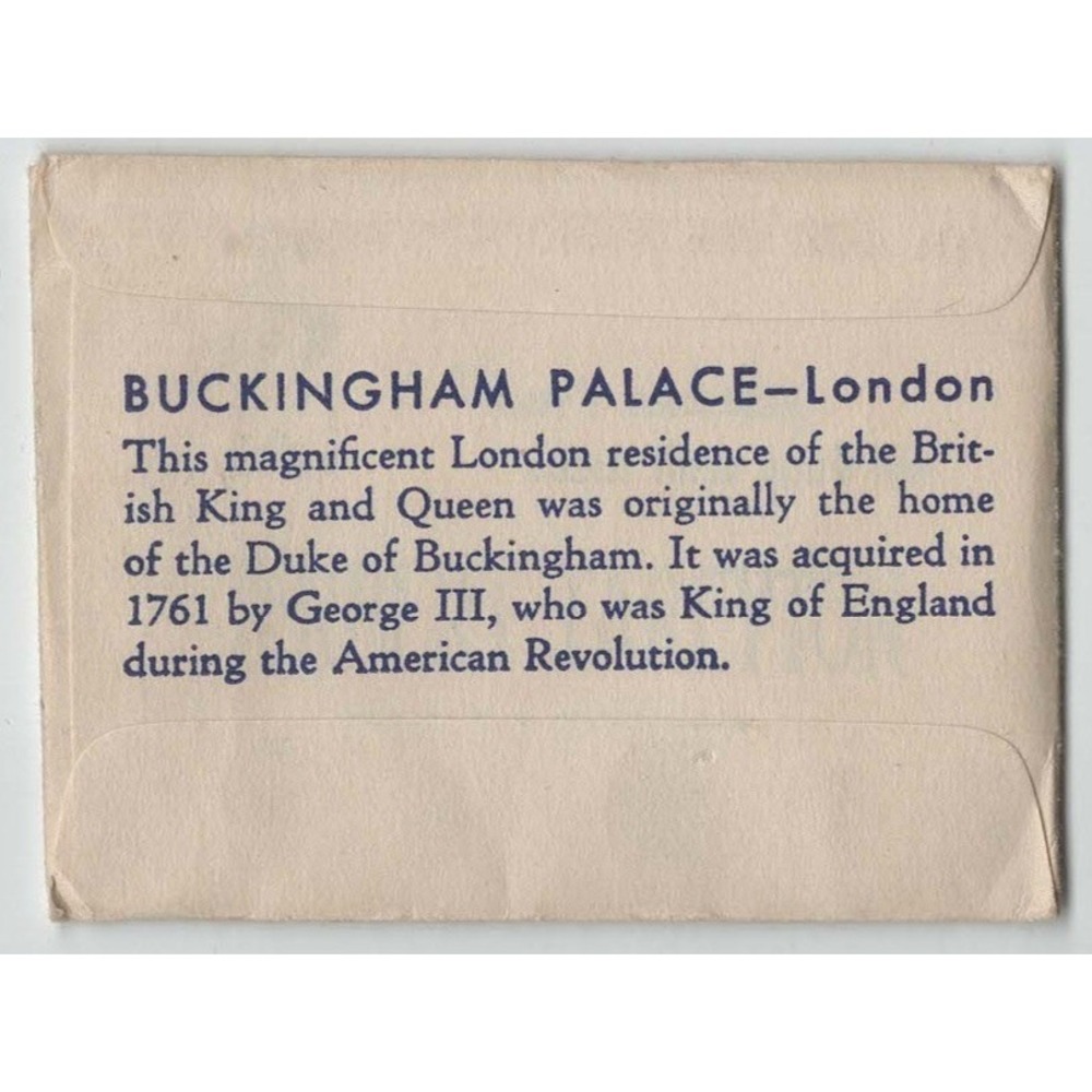 Vintage Herbert Tareyton Cigarette Pop-Up Card Buckingham Palace London VG - Picture 2 of 2
